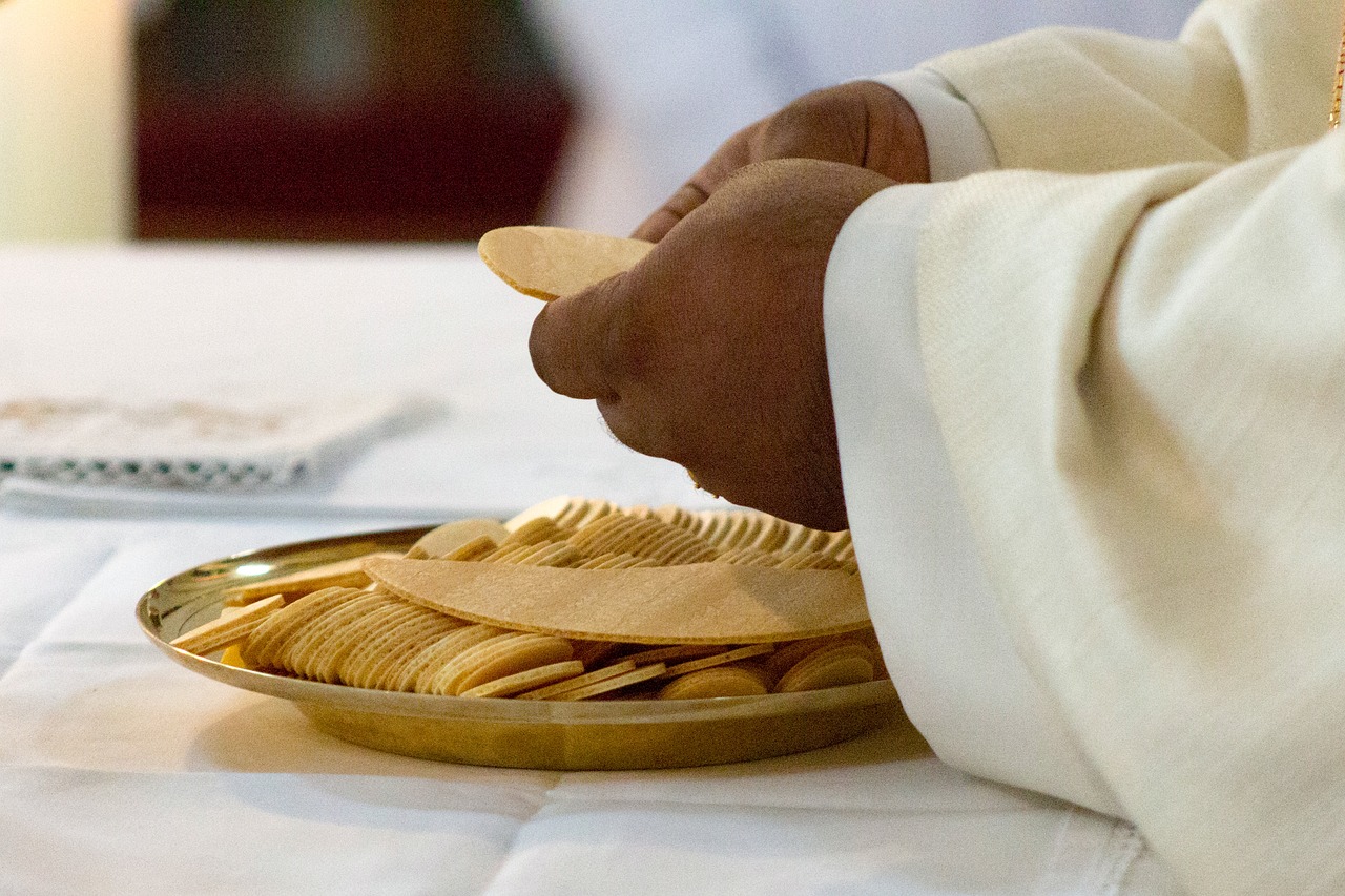 celebration of the eucharist, holy mass, communion