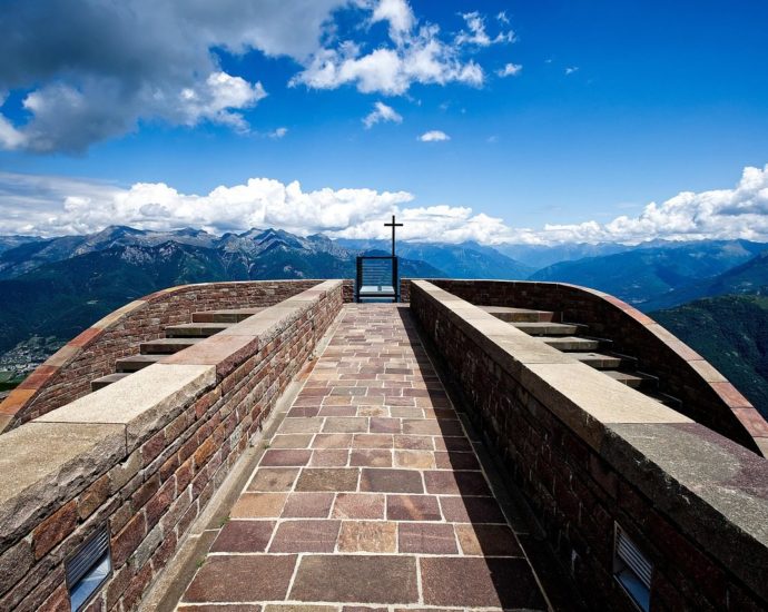 monte tamaro, architecture, switzerland, mario botta, ticino, alps, alpe foppa